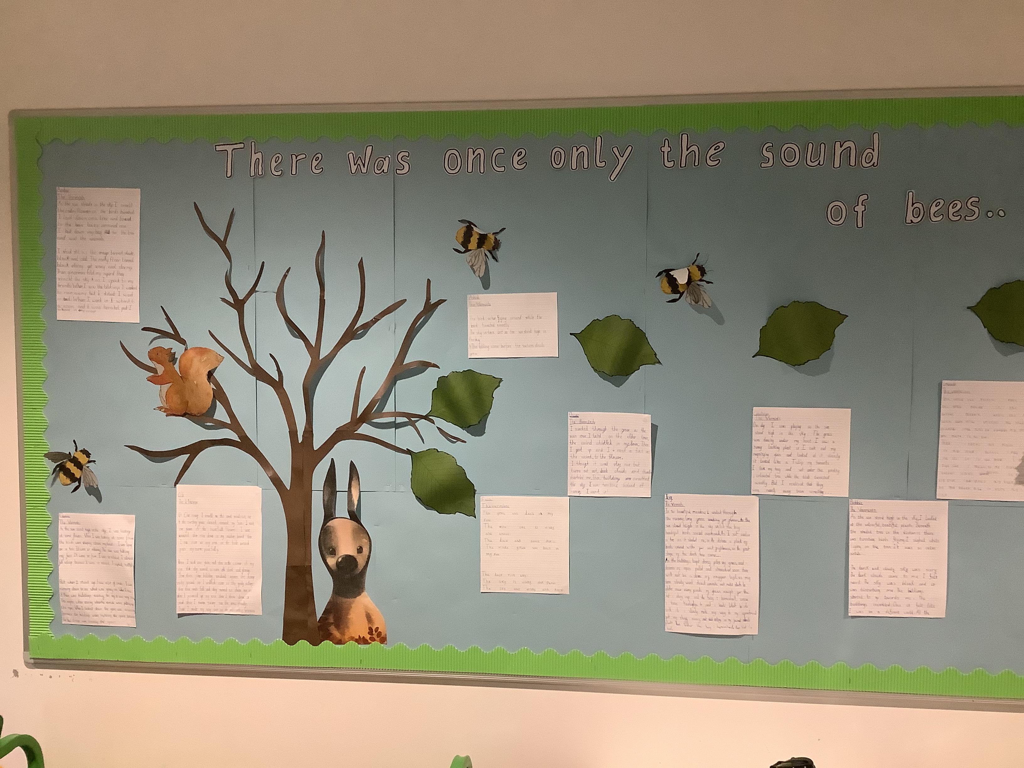 Our Writing Display Holy Trinity CofE Primary School - Writing