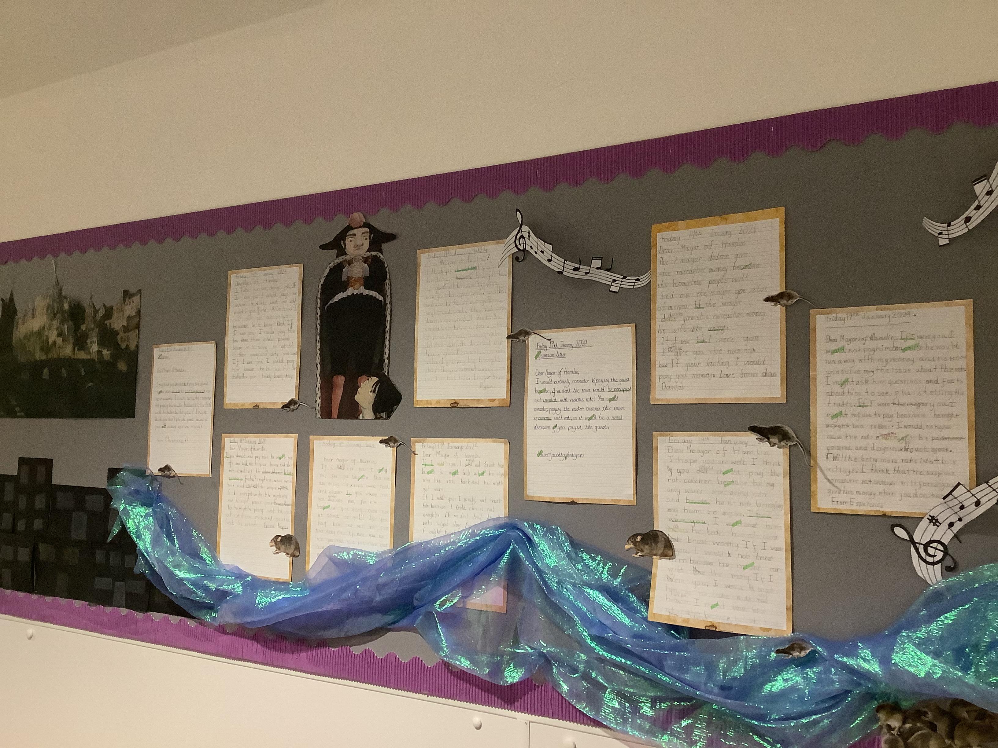 Our Writing Display Holy Trinity CofE Primary School - Writing